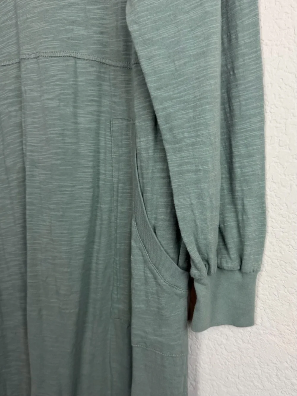 Natural Life Johnnie Jumpsuit Plunge Oversized V-Neck Jumper XS Olive Green - Picture 5 of 10